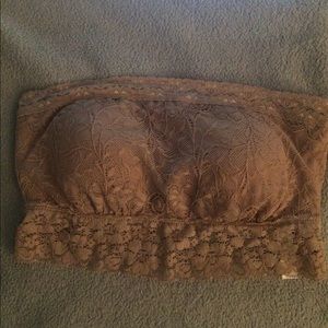 light tan lace bandeau
